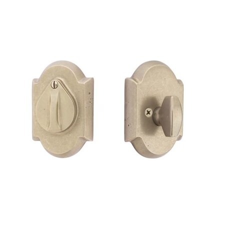 Emtek Tumbled White Bronze Deadbolt 8457TWB 8457TWB